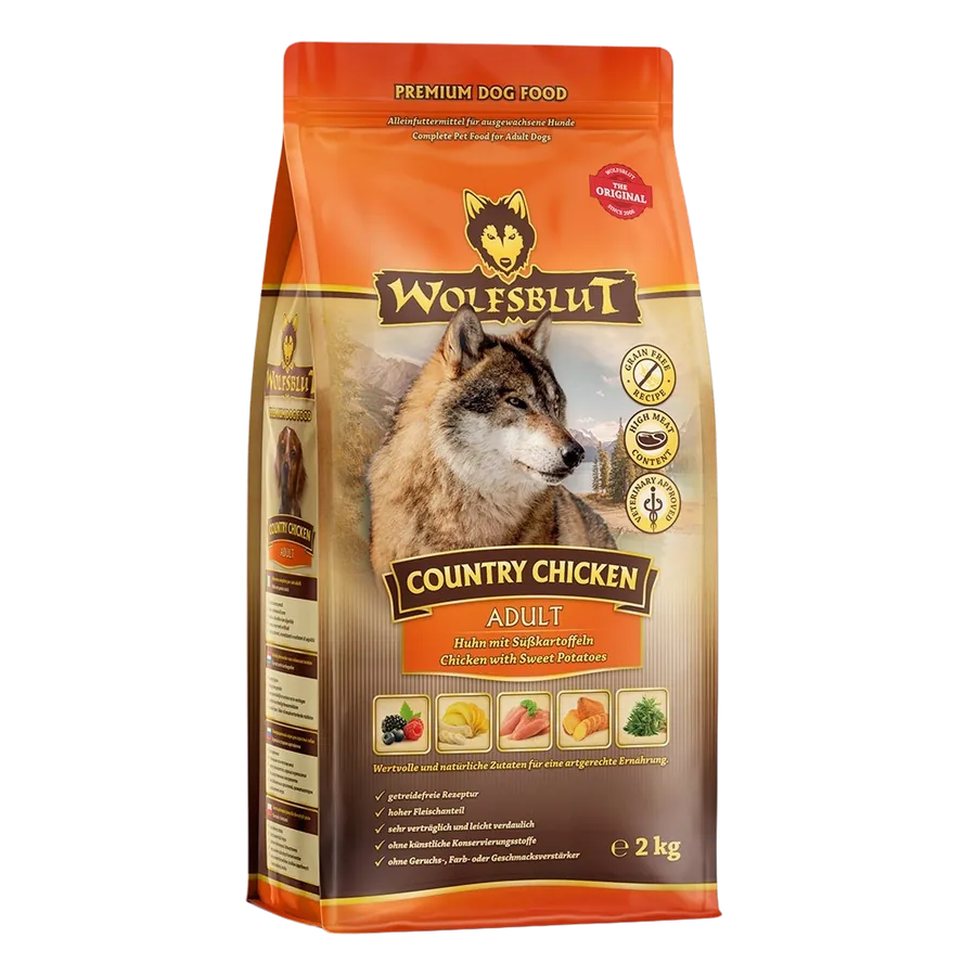 Verpackung Wolfsblut Adult Country Chicken